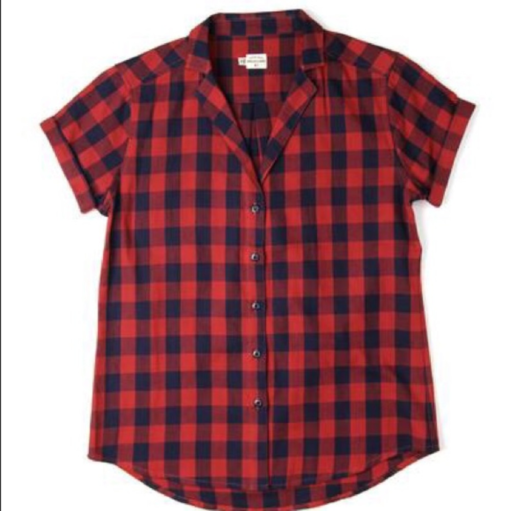 Bridge & Burn Innes Shirt in Indigo Gingham